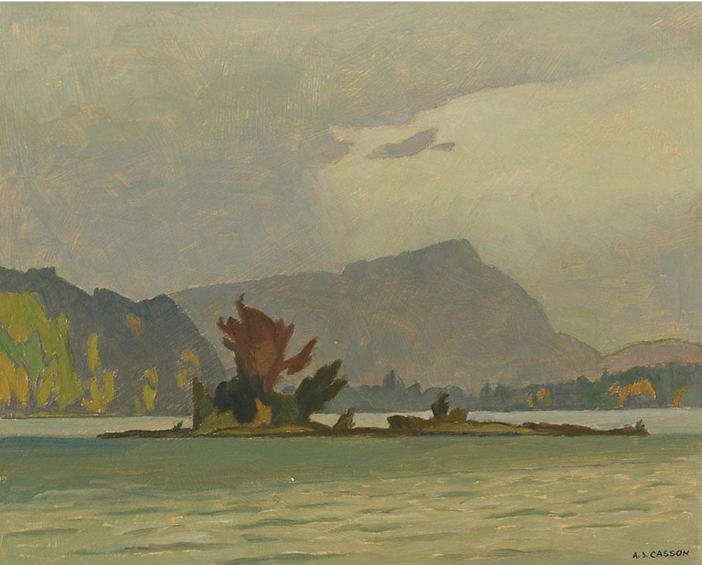 Alfred Joseph (A.J.) Casson (1898-1992) - Penn Lake, 1979