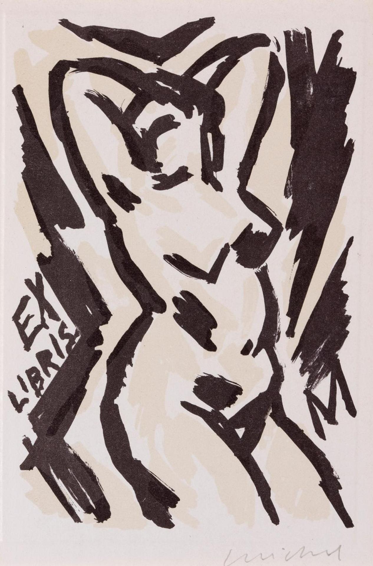 Rastislav Michal (1936-2022) - Untitled - Nude with Arms Raised