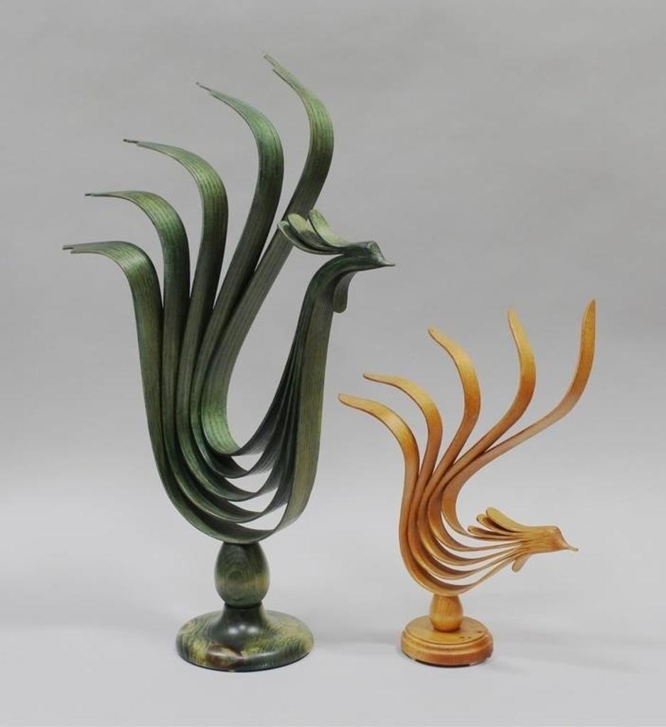 Pierre Alarie - Cog Huppé - Crested Rooster & Cog Gluche - Garourete Rooster