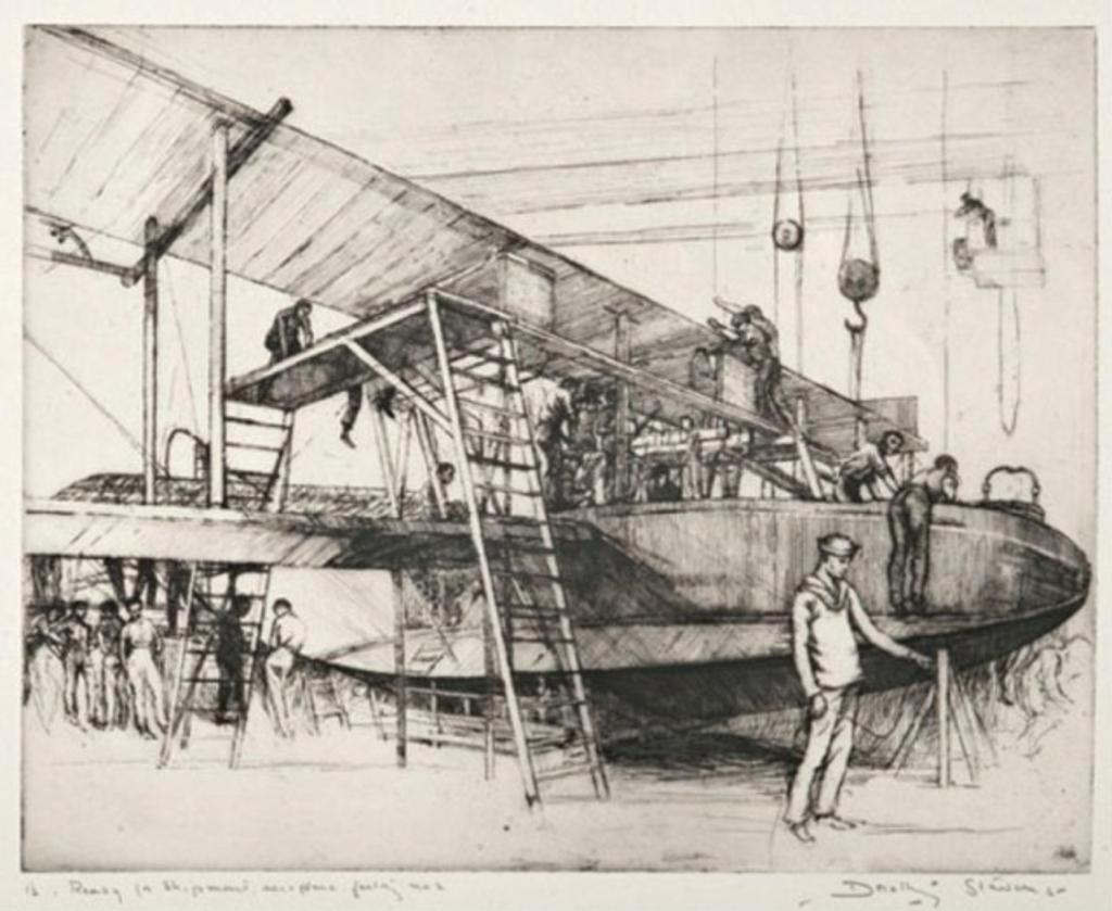 Dorothy Austin Stevens (1888-1966) - Etching with drypoint, signed, titled & inscribed 12
