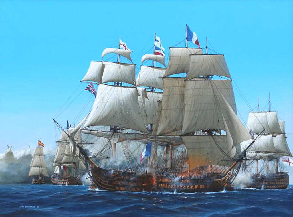 Ivan Berryman (1958) - Galleons Engaged In Battle