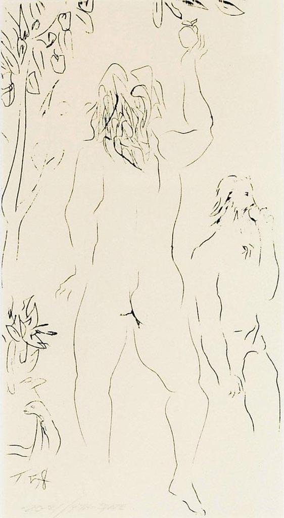 Harold Barling Town (1924-1990) - Adam And Eve