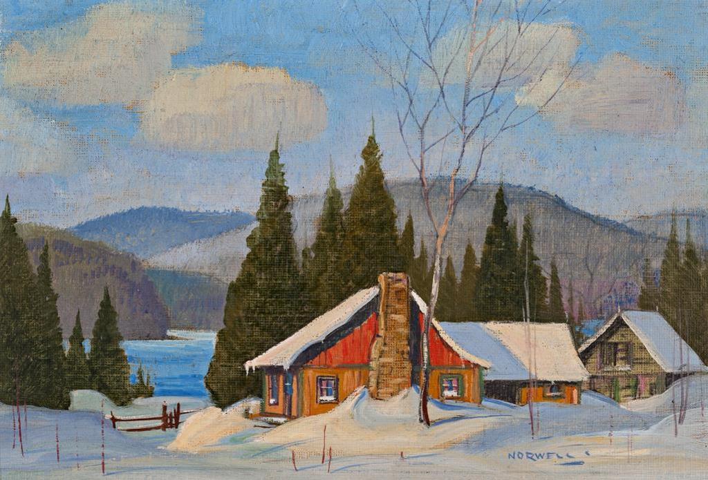 Graham Norble Norwell (1901-1967) - Chalet in Winter