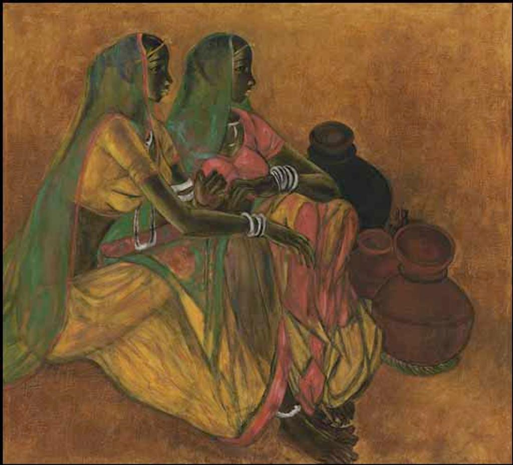B. Prabha (1933-2001) - Two Women