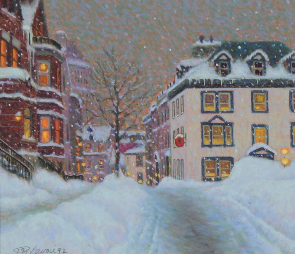 Richard Savoie (1959) - Rue Laporte, Apres La Tempete (Quebec); 1997