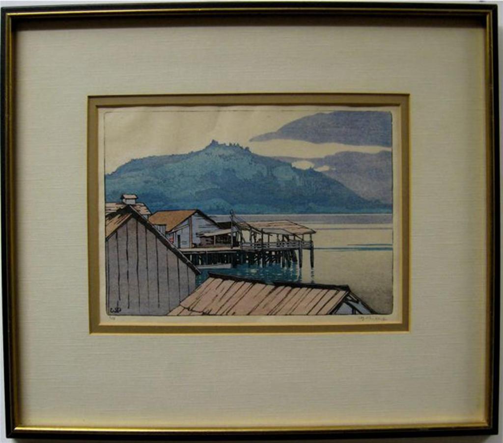 Walter Joseph (W.J.) Phillips (1884-1963) - The Waterfront, Alert Bay, B.C.