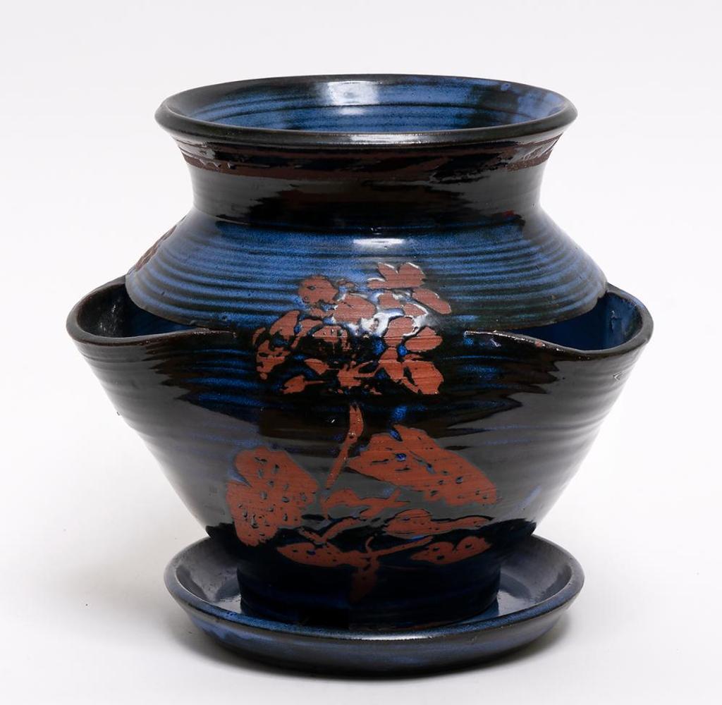 Judy McNaughton - Blue Strawberry Pot