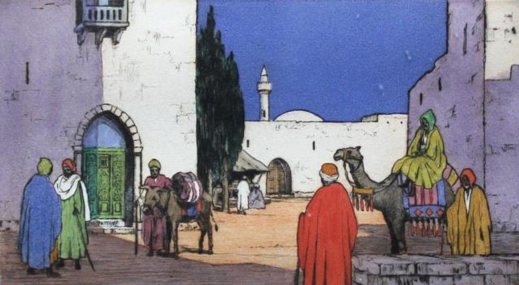 Edgar L. Pattison (1872) - Three Persian Street Scenes