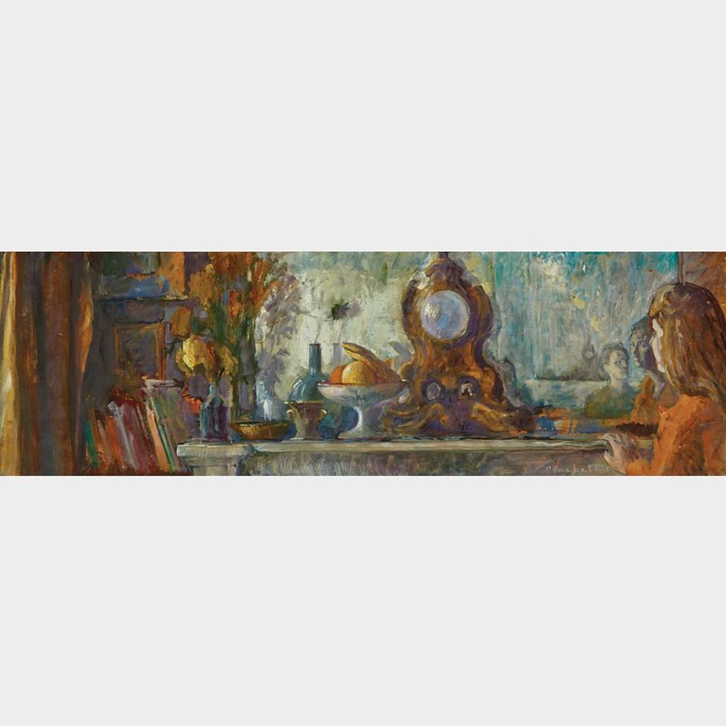 Joseph (Joe) Francis Plaskett (1918-2014) - The Mantelpiece With Figures