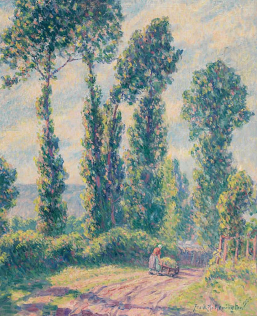 Franklin Milton Armington (1876-1941) - Peupliers à Honfleur