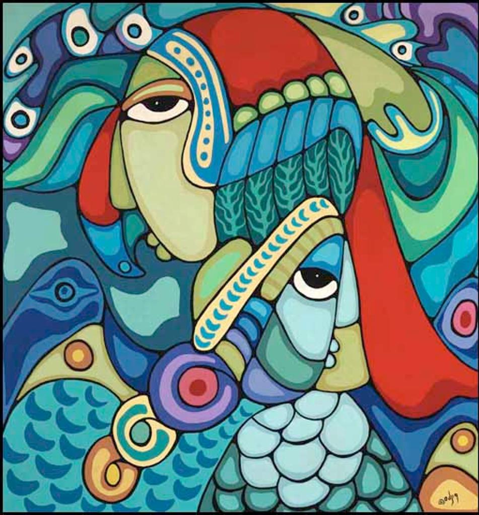 Daphne Odjig (1919-2016) - One in Many and Many in One