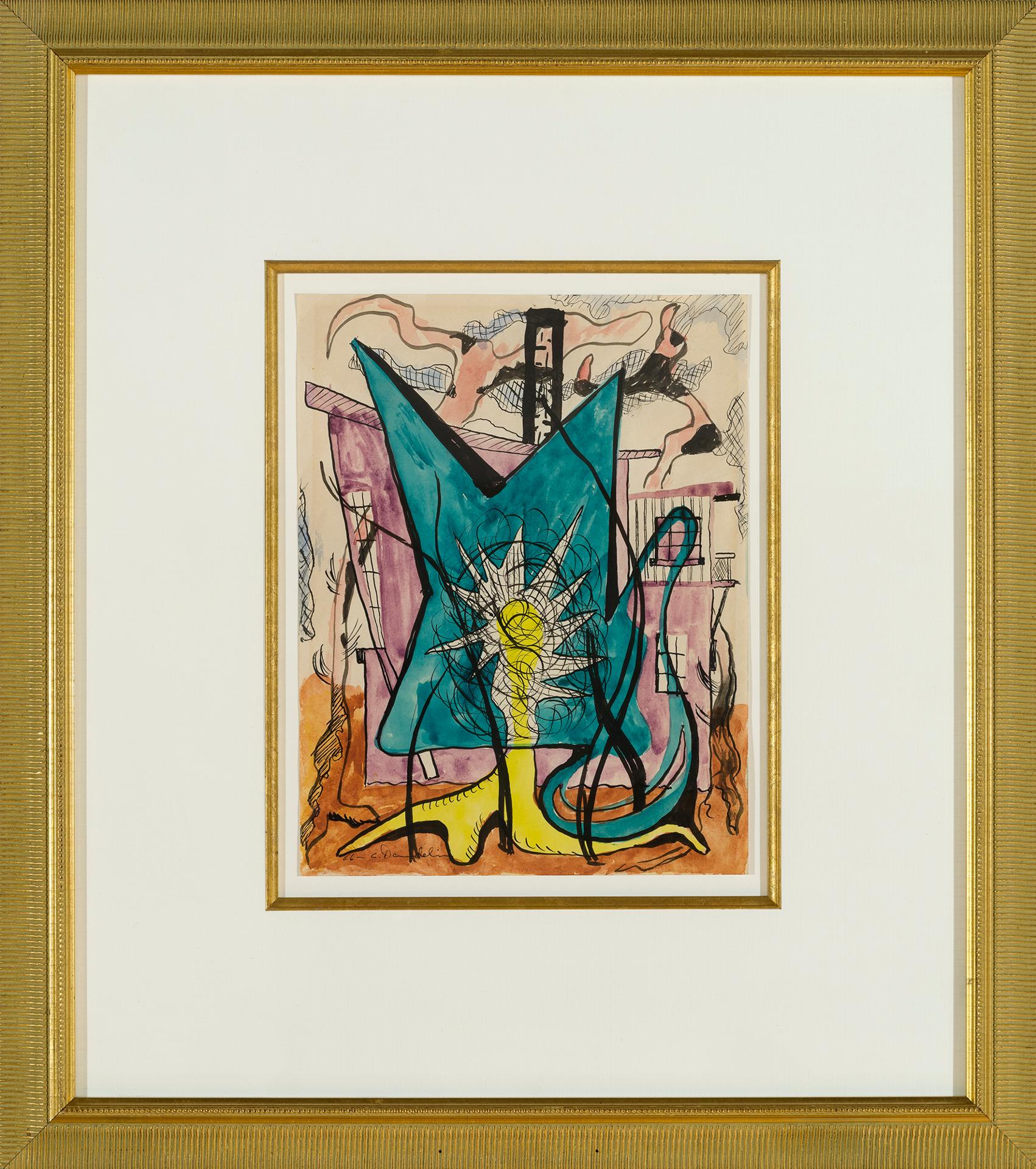 Charles Daudelin (1920-2001) - Composition, 1947