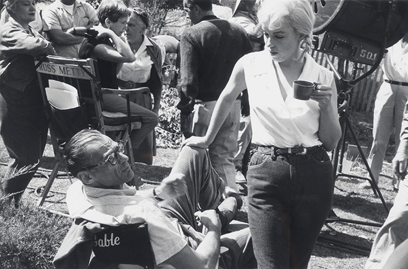 Eve Arnold (1912-2012) - Arthur Miller and Marilyn Monroe on the set of The Misfits