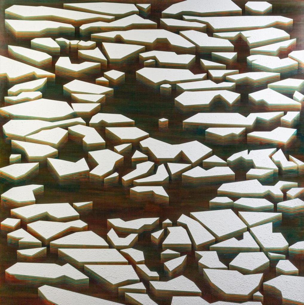 Simon Hughes (1973) - Fractured Monochrome #5