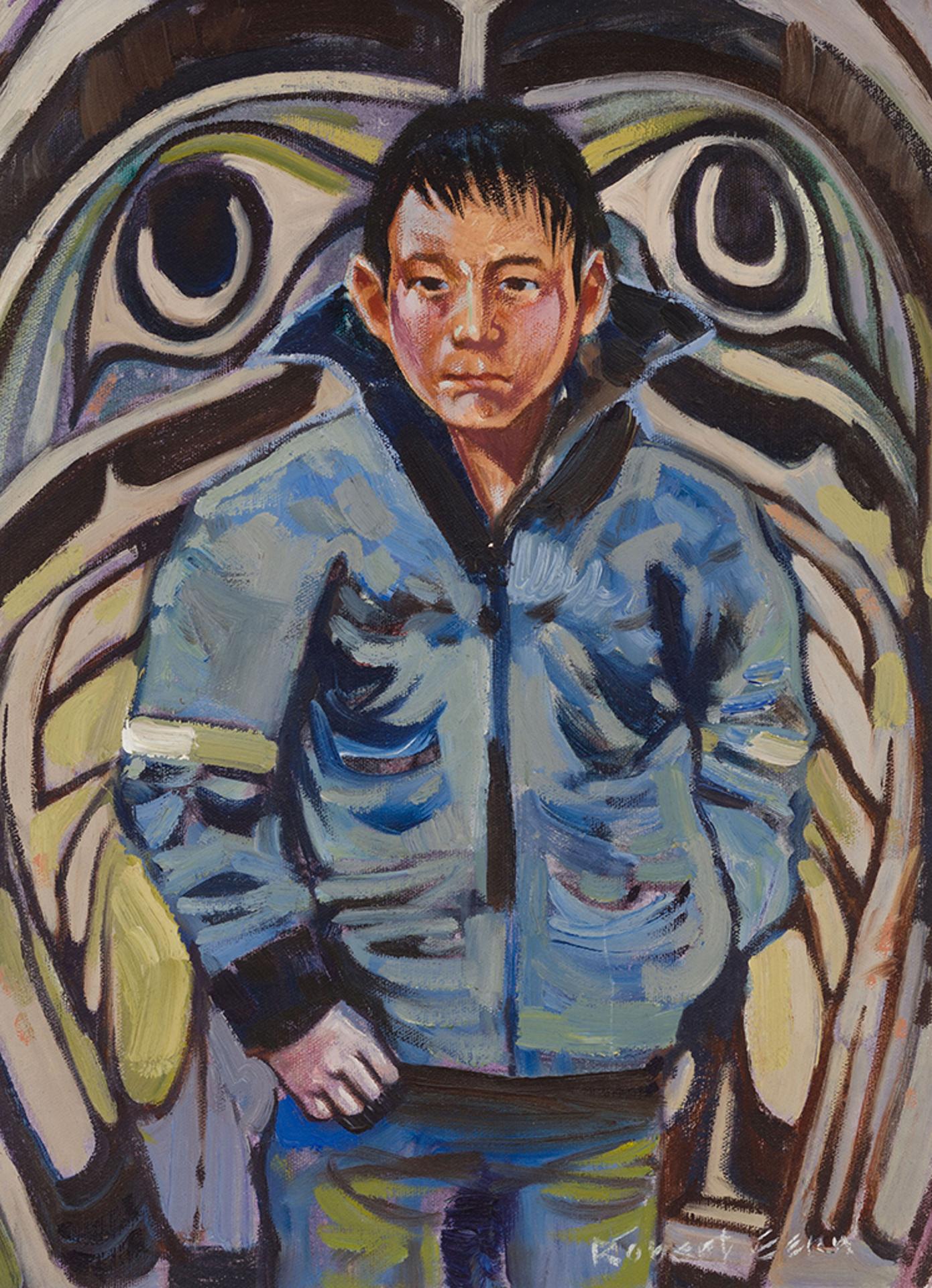 Robert Douglas Genn (1936-2014) - Kwakiutl Youth (Billy George)