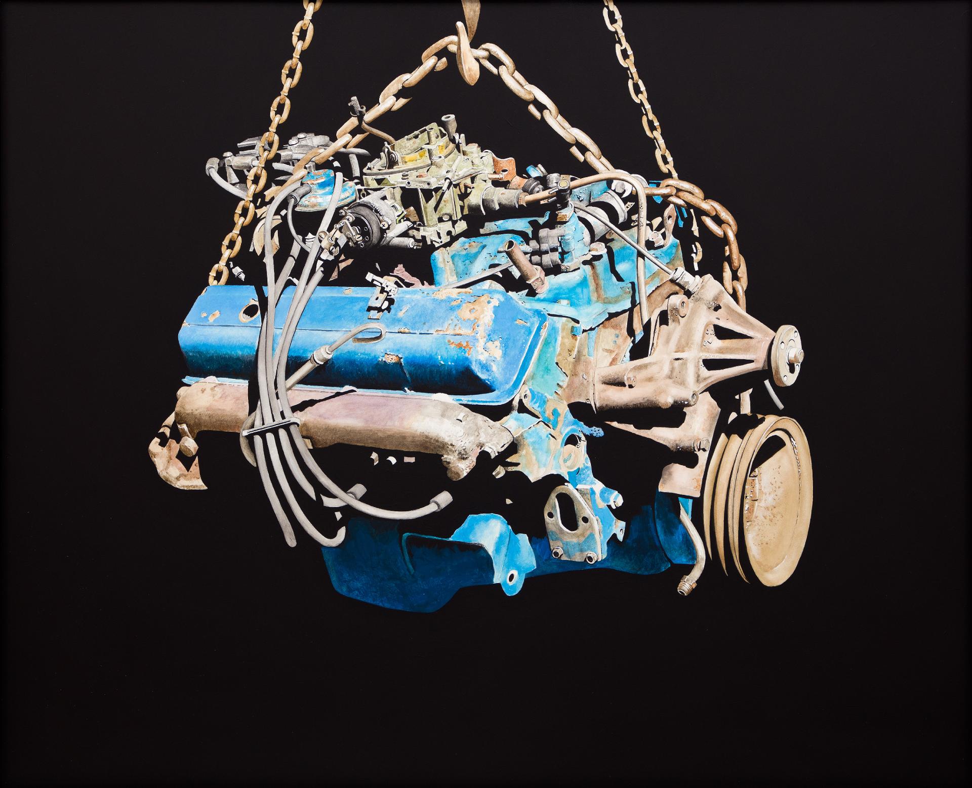 Serge Lemoyne (1941-1998) - Moteur, 2017