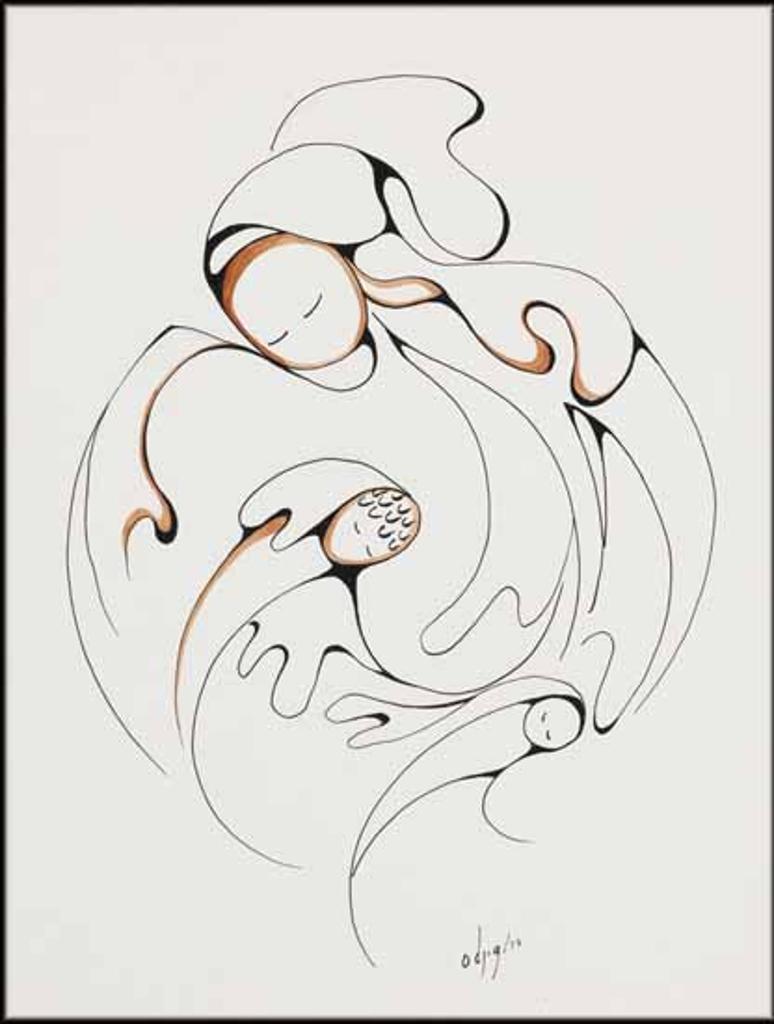 Daphne Odjig (1919-2016) - Setting Their Wings
