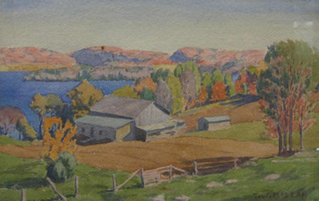 Thomas Wesley Mclean (1881-1951) - Sunlit Farmstead