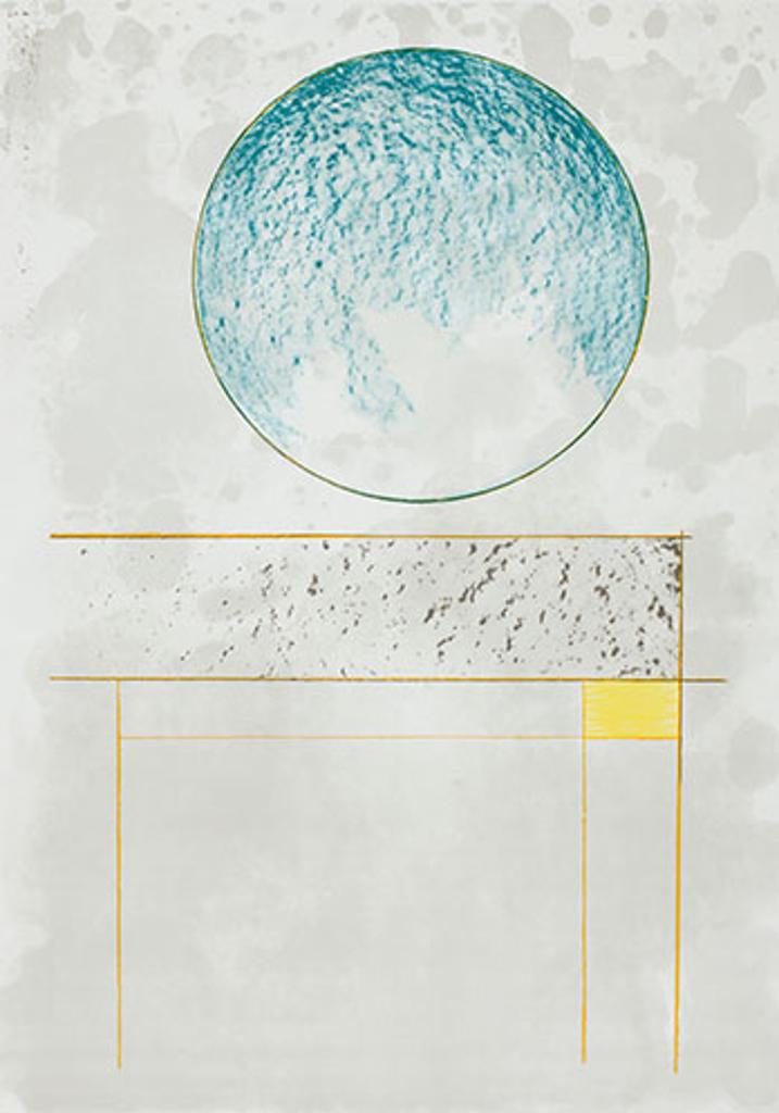 Barbara Hepworth (1903-1975) - Sun Setting (from The Aegean Suite Series)