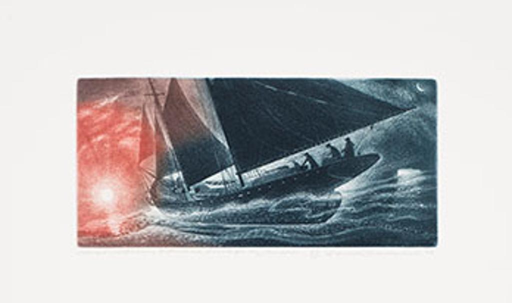 David Lloyd Blackwood (1941-2022) - Flora S. Nickerson Outward Bound for the Labrador