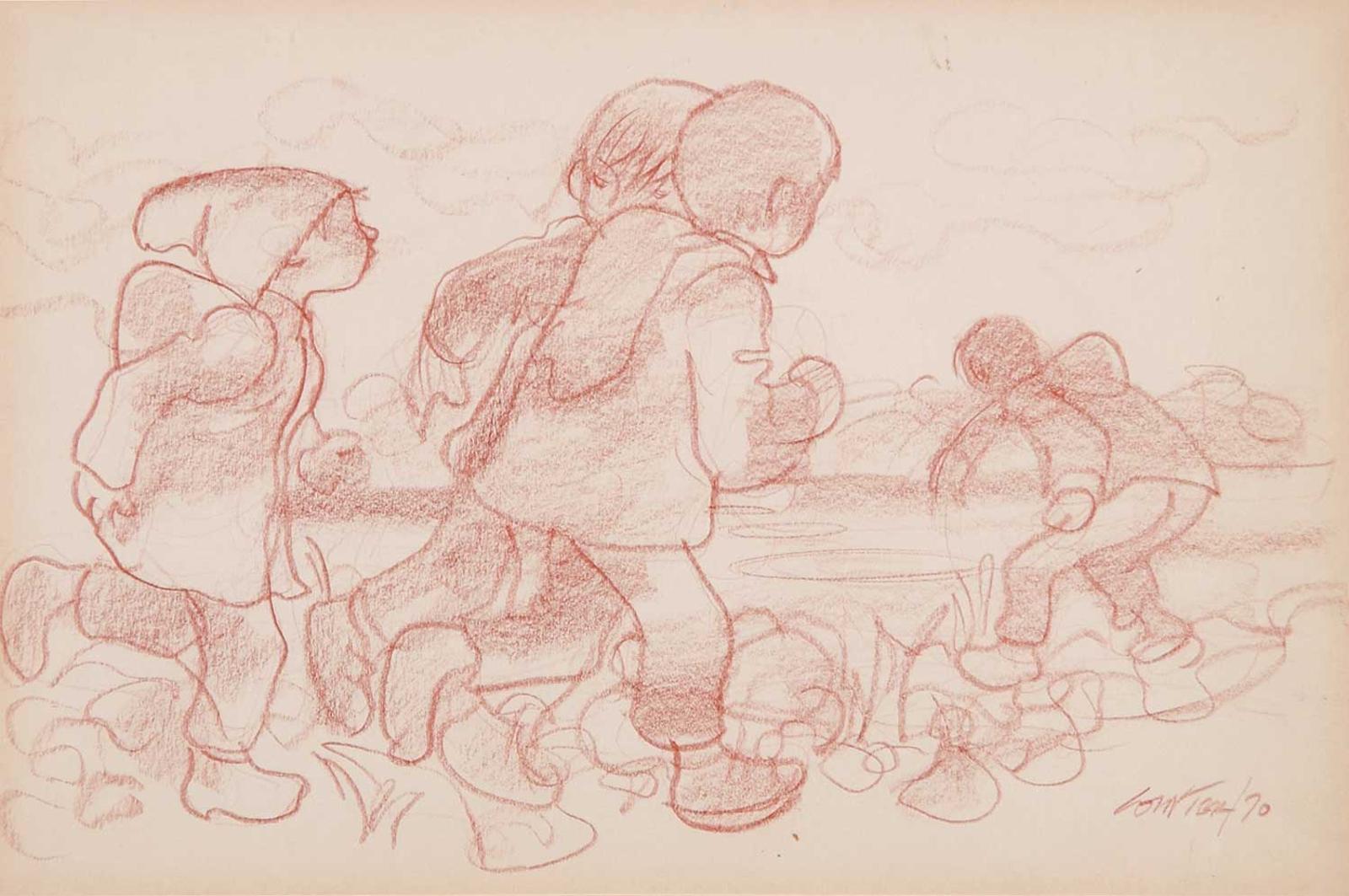 William Arthur Winter (1909-1996) - Along the Lake