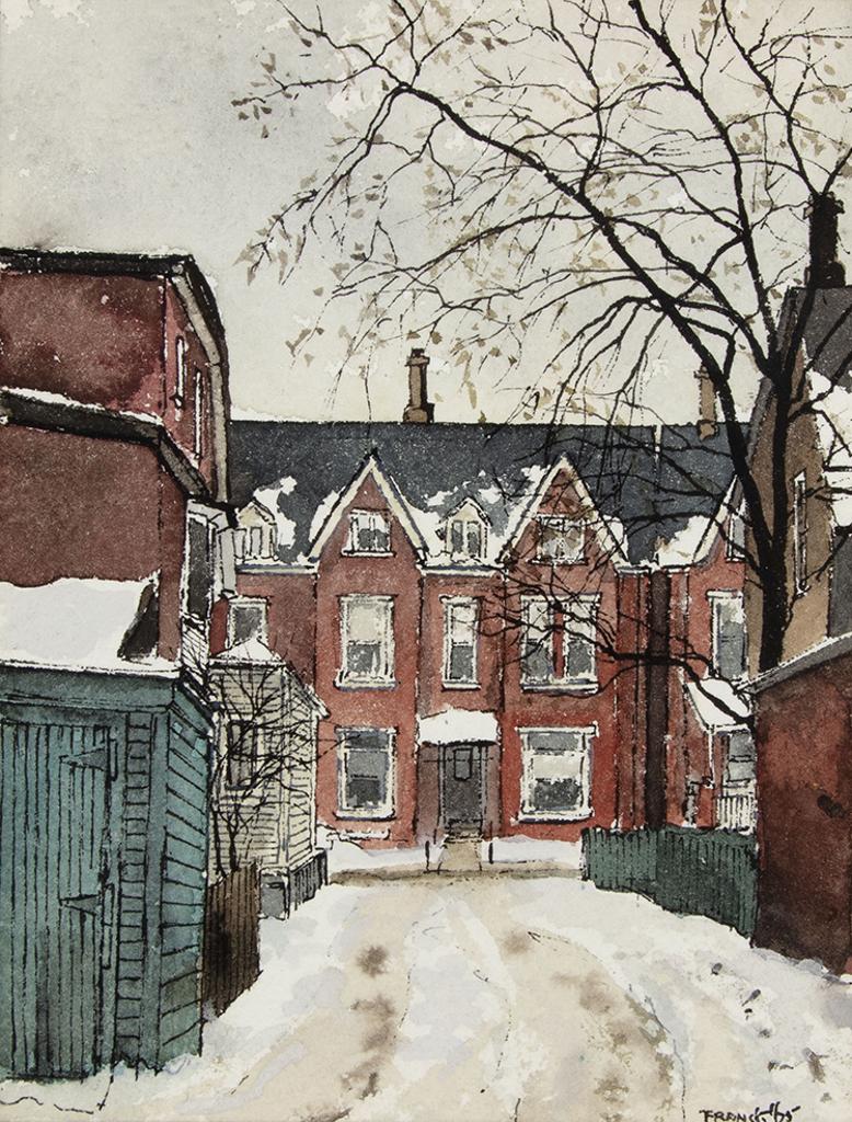 Albert Jacques Franck (1899-1973) - Lane on Wellesley St E