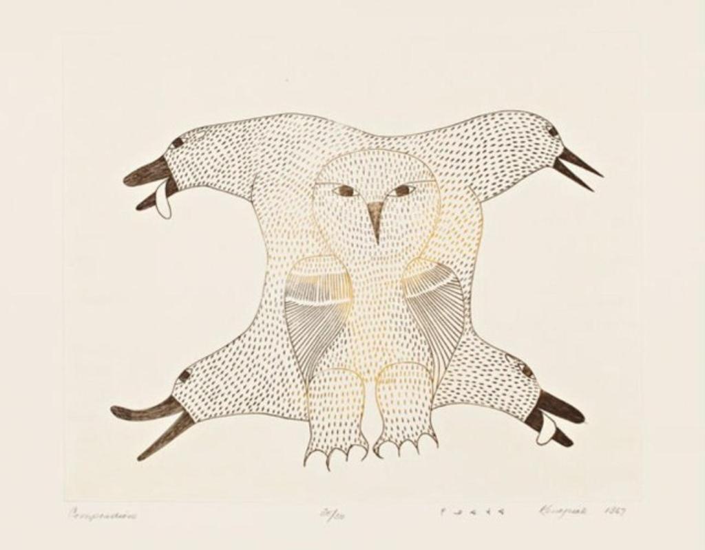 Kenojuak Ashevak (1927-2013) - Untitled