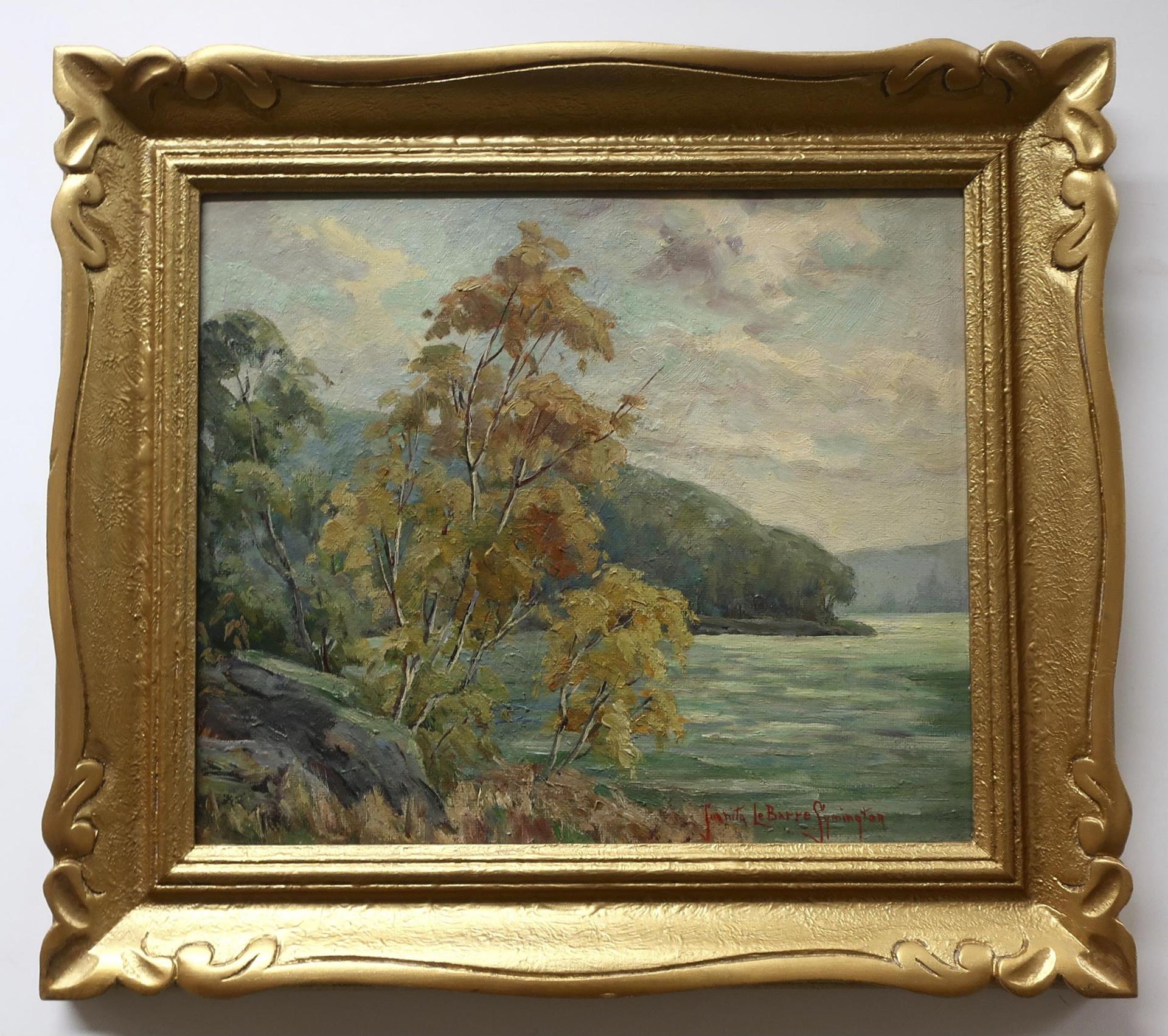 Juanita LeBarre Symington (1904-1980) - A Silvery Day - Fairy Lake