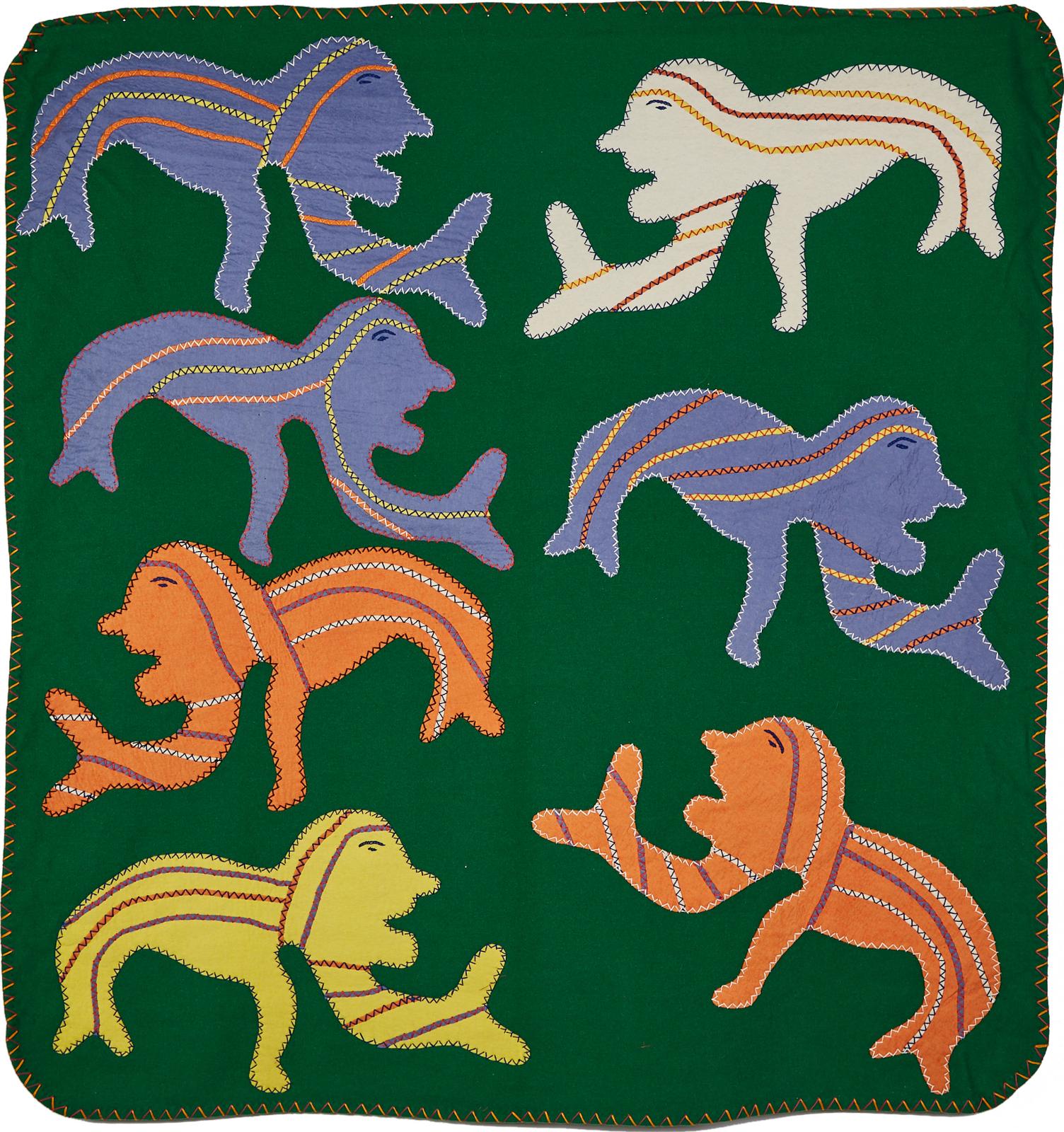Irene Avaalaaquiaq Tiktaalaaq (1941) - Untitled (Spirits)