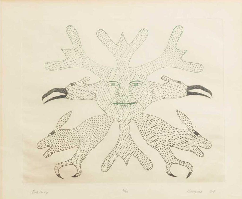 Kenojuak Ashevak (1927-2013) - Birds