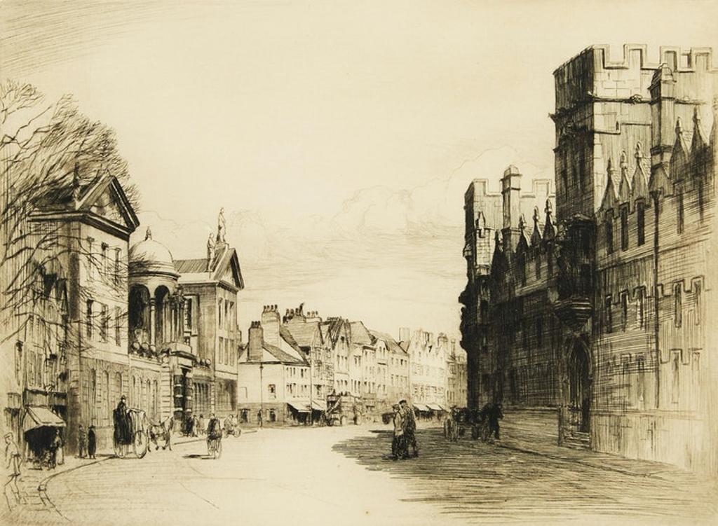 Gyrth Russell (1892-1970) - Street Scene