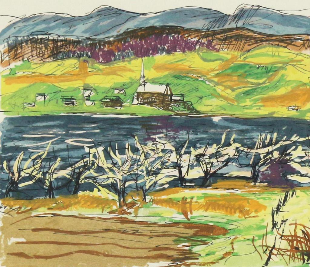 Henri Leopold Masson (1907-1996) - Riverside Town, Quebec