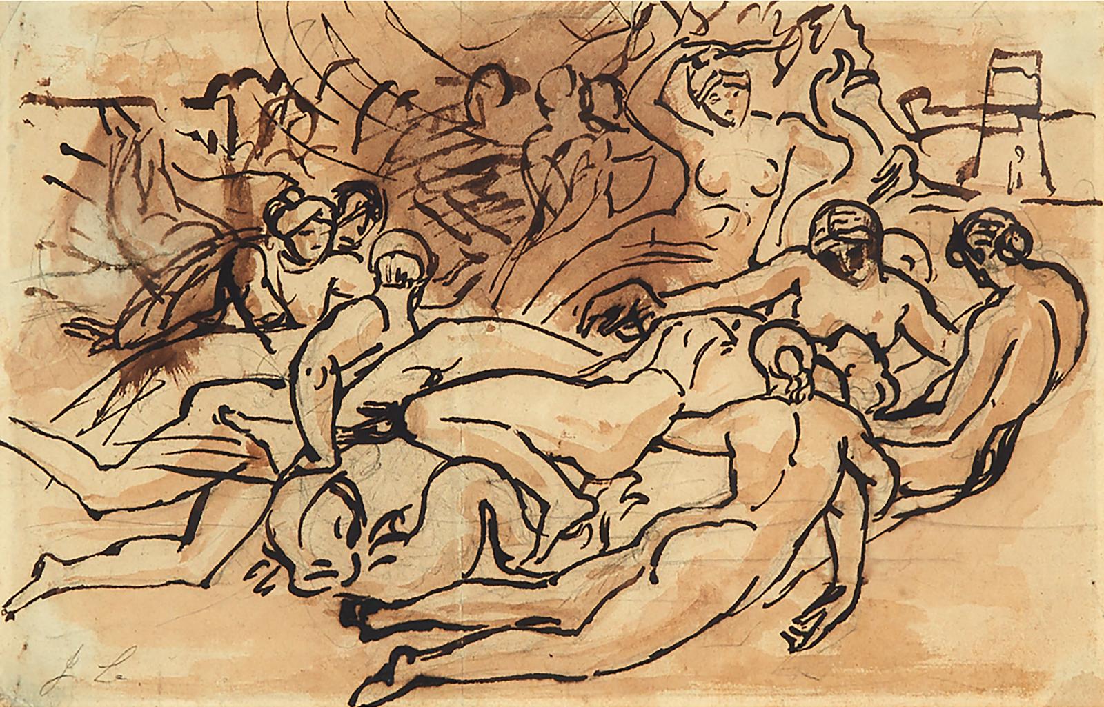 Joshua Cristall (1767-1847) - Hylas And The Water Nymphs, Circa 1807