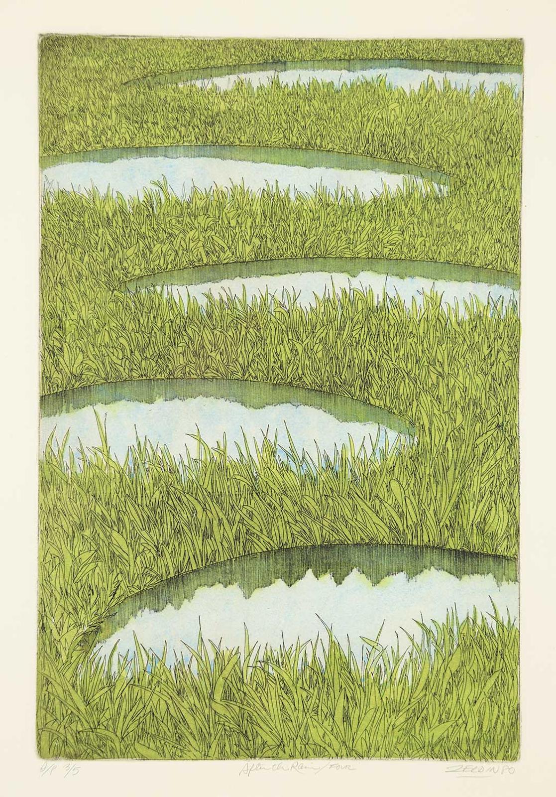 Gerald Zeldin (1943-2010) - After the Rain/Four #AP3/5