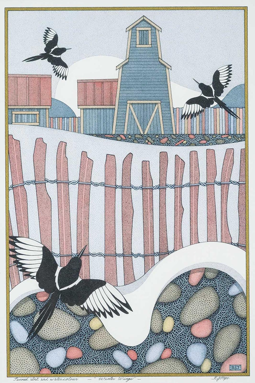 Robert John Hope (1948-2023) - Winter Wings