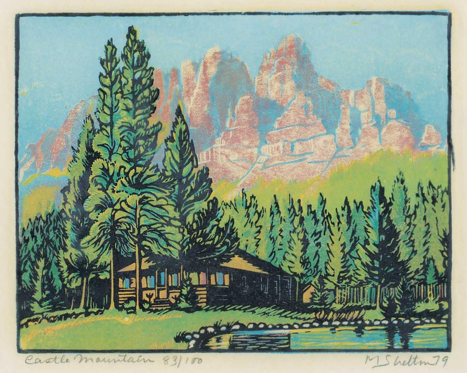 Margaret Dorothy Shelton (1915-1984) - Castle Mountain  #83/100