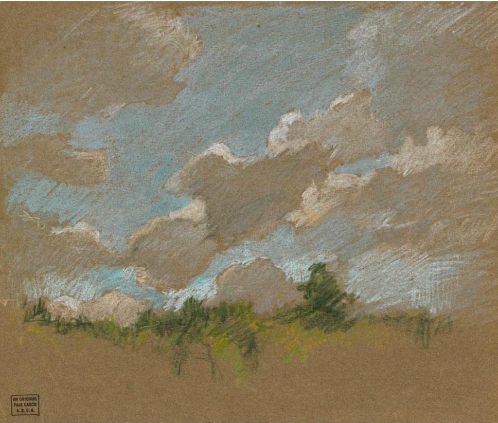 Paul Archibald Octave Caron (1874-1941) - Cloud Study