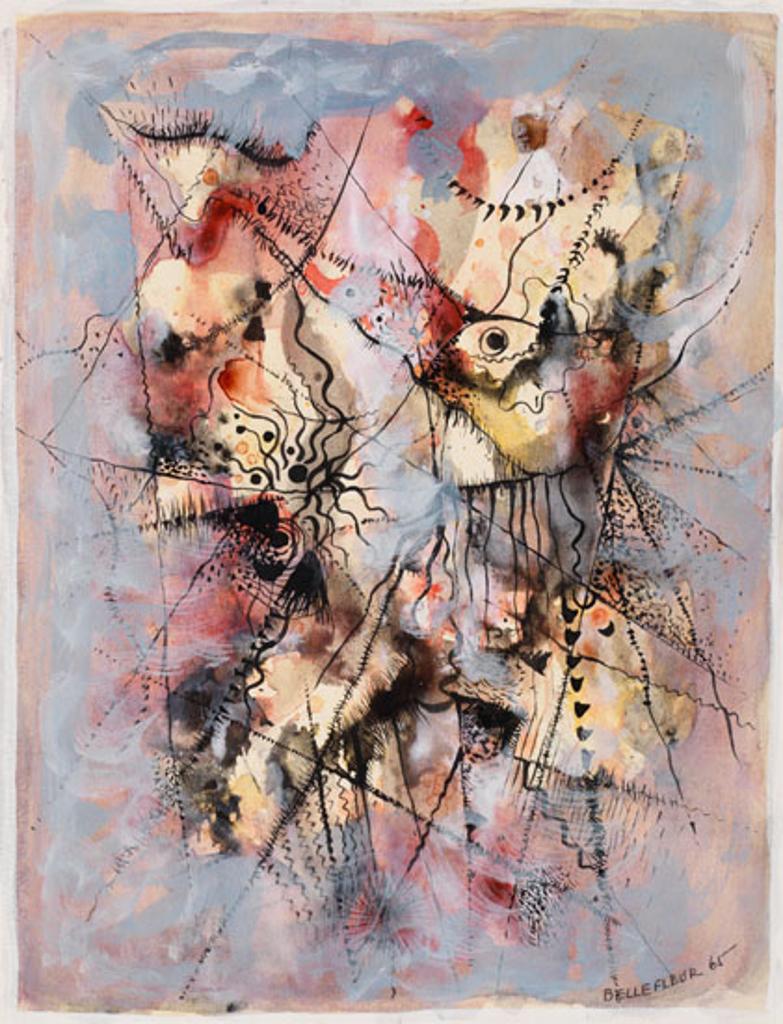 Léon Bellefleur (1910-2007) - Sous l'onde