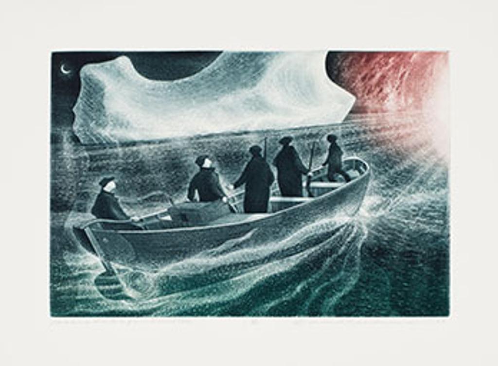 David Lloyd Blackwood (1941-2022) - Seabird Hunters from Pound Cove