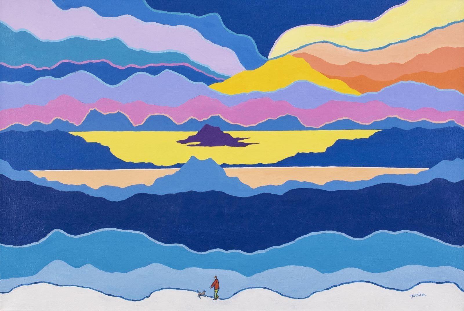 Ted Harrison (1926-2015) - Silent Wonder; 1982