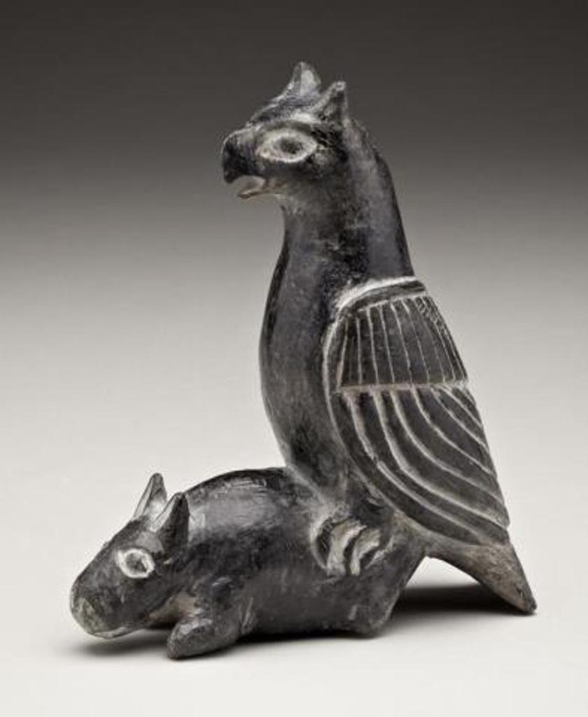 Joe Talirunili (1893-1976) - Puvirnituq, Owl and Lemming