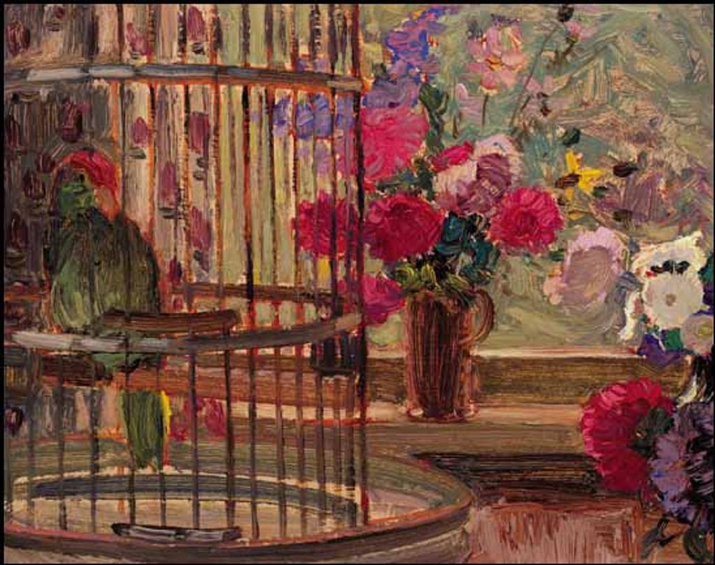 James Edward Hervey (J.E.H.) MacDonald (1873-1932) - Parrot at Warren Road