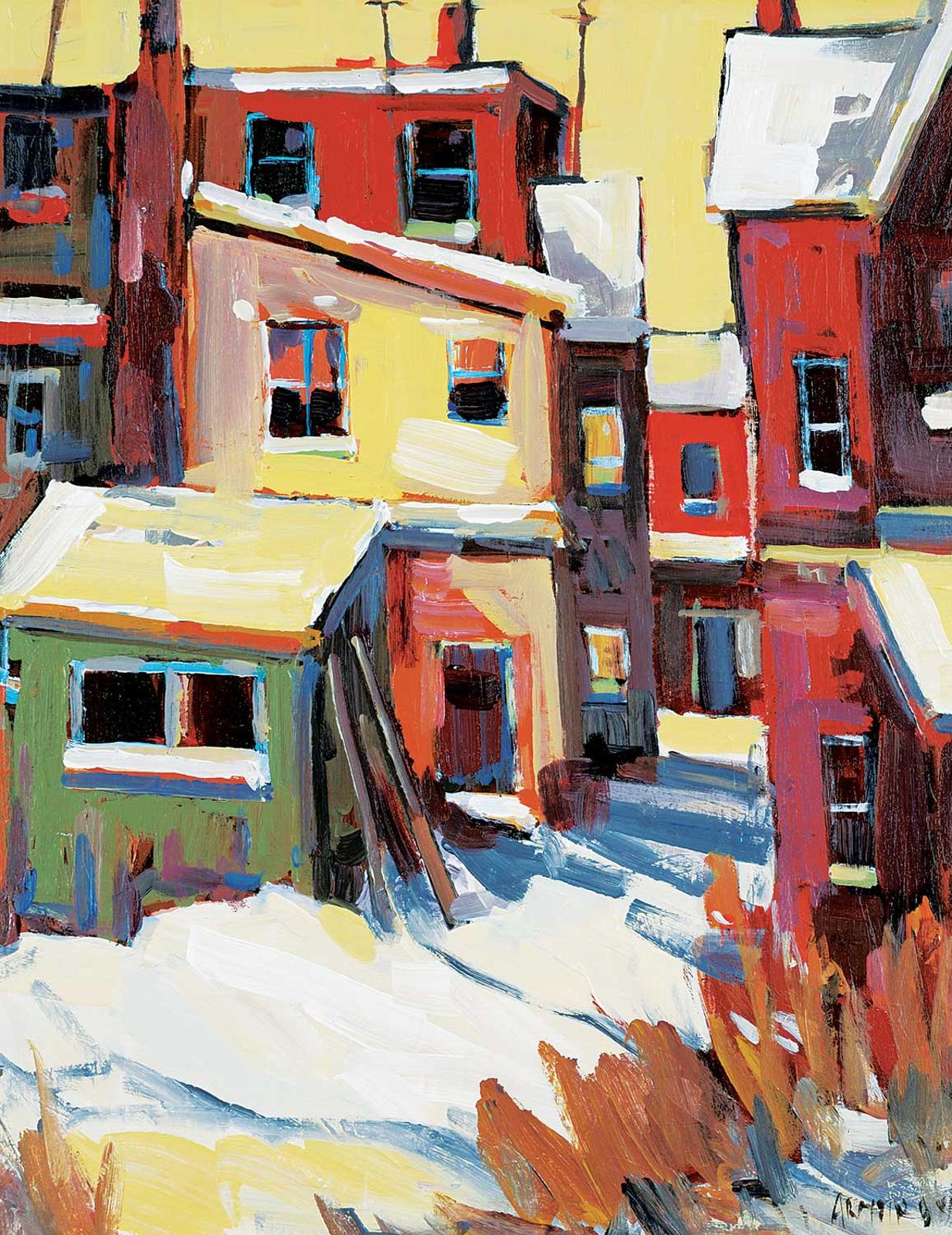 David C. Armstrong (1937-1998) - Untitled - Houses I