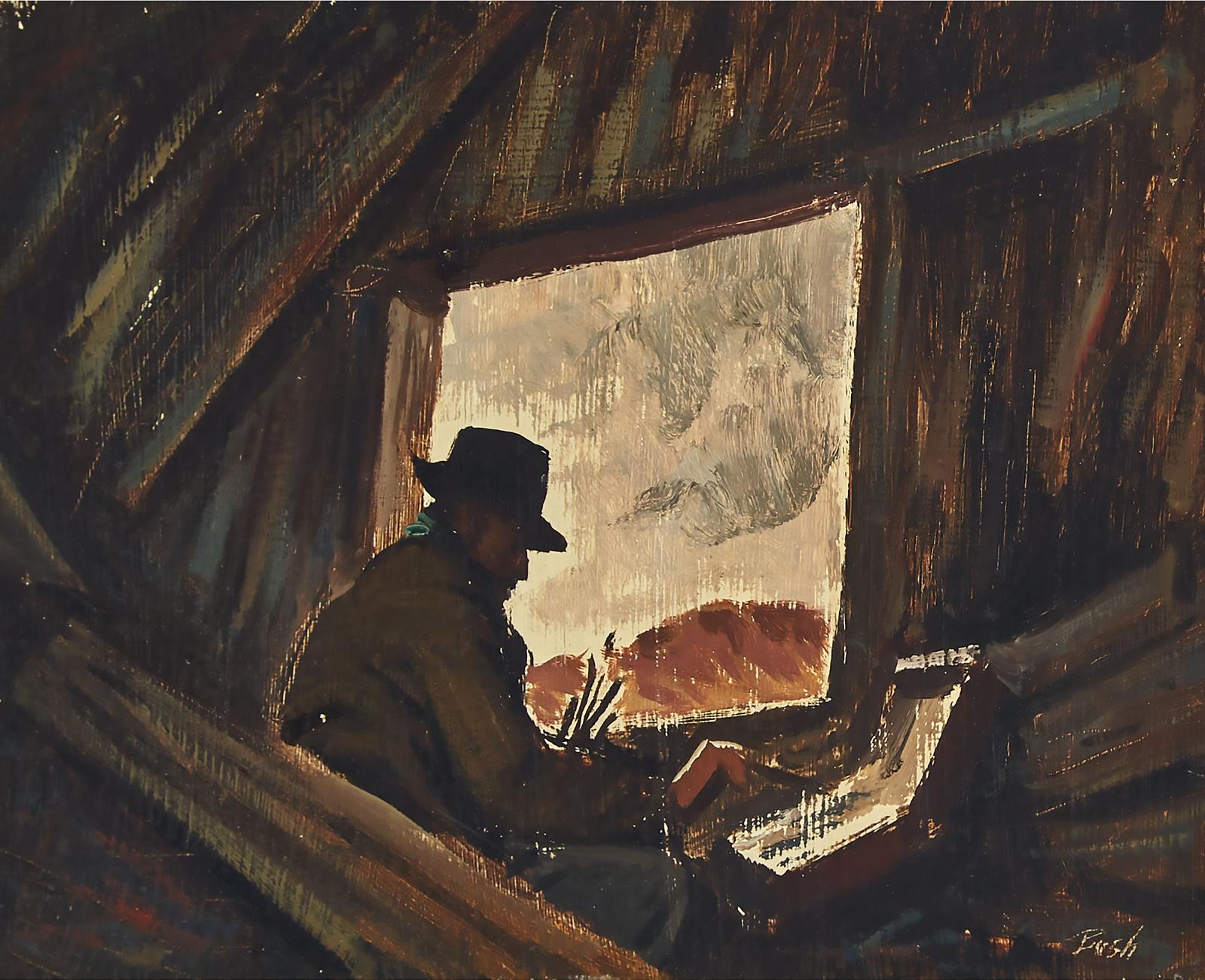 Jack Hamilton Bush (1909-1977) - The Painter (H. James), 1944