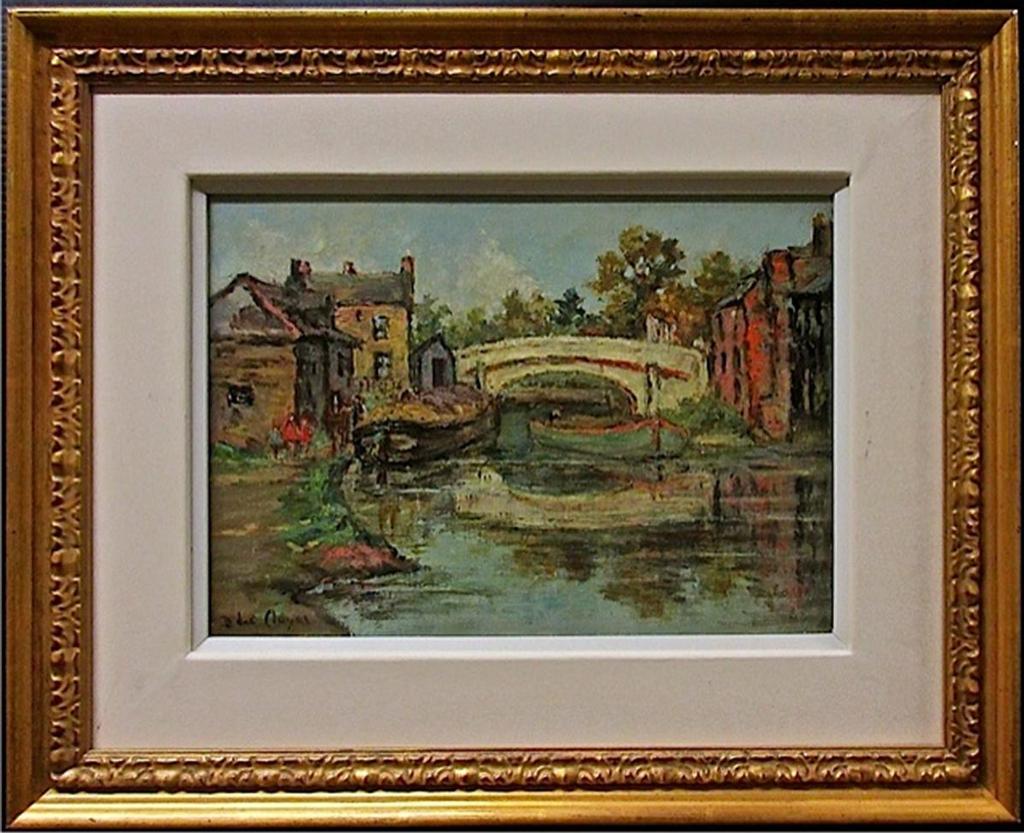 Berthe Des Clayes (1877-1968) - Barges On The Enande Minchin Canal, Aerts