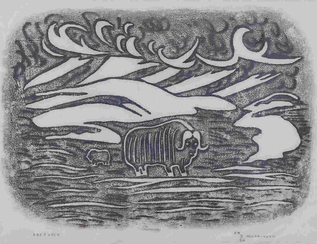Abraham Anghik Ruben (1951) - Musk-Oxen