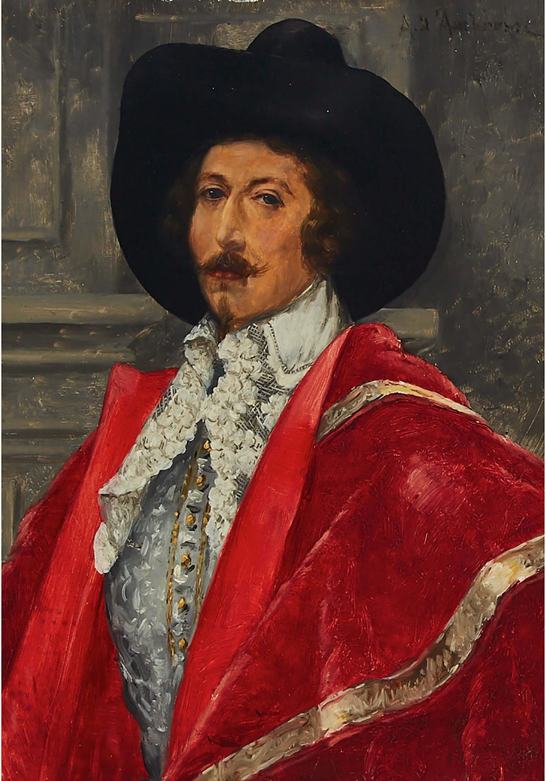 Alexis D'Ambrossi - Cavalier In Red Cape
