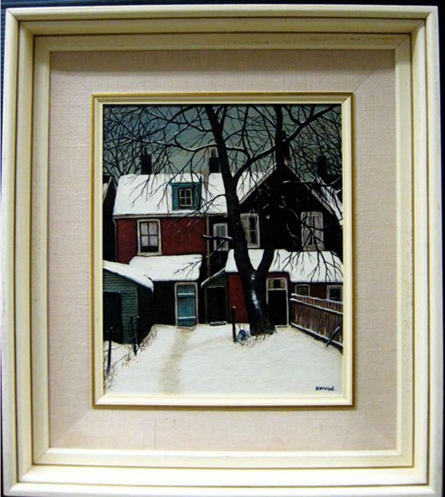 John Kasyn (1926-2008) - Back Of Robert St.