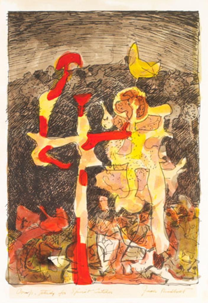 Jack Leaonard Shadbolt (1909-1998) - Comp. Study for Spirit Catcher