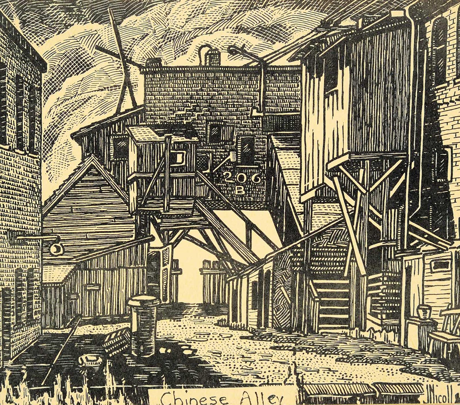James (Jim) McLaren Nicoll (1892-1986) - Chinese Alley